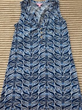 Lilly Pulitzer Essie Dress Coverup Resort White A Mermaids Tail XS